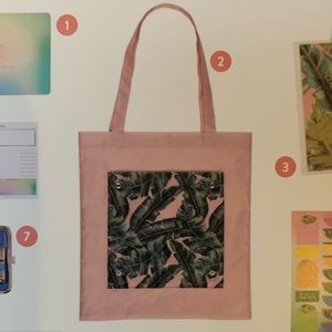 Erin Condren Palm Fronds Reusable Bag